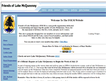 Tablet Screenshot of lakemcqueeney.org
